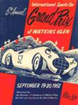 Programme cover of Watkins Glen Public Road Circuit, 20/09/1952