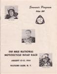 Programme cover of Watkins Glen International, 13/08/1961