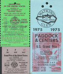 Ticket for Watkins Glen International, 05/10/1975