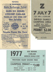 Ticket for Watkins Glen International, 10/07/1977