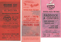 Ticket for Watkins Glen International, 09/07/1978