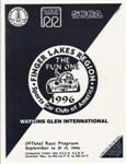 Programme cover of Watkins Glen International, 15/09/1996
