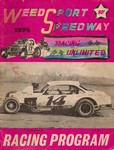 Programme cover of Weedsport Speedway, 21/04/1974