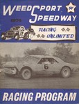 Programme cover of Weedsport Speedway, 03/07/1974