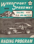 Programme cover of Weedsport Speedway, 07/07/1974
