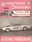 Programme cover of Weedsport Speedway, 21/07/1974