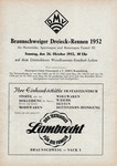 Programme cover of Braunschweig Welfenring, 26/10/1952