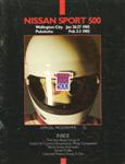 Programme cover of Wellington Street Circuit, 27/01/1985