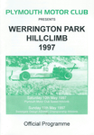 Programme cover of Werrington Park Hill Climb, 11/05/1997