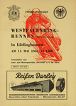 Programme cover of Westfalenring, 11/05/1961