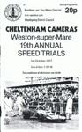 Programme cover of Weston-Super-Mare Speed Trials, 01/10/1977