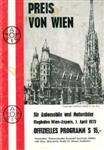 Programme cover of Wien-Aspern, 01/04/1973