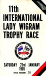 Programme cover of Wigram Airfield, 23/01/1965