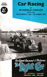 Programme cover of Winfield Circuit, 13/10/1951