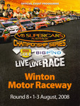 Programme cover of Winton Motor Raceway, 03/08/2008