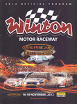 Programme cover of Winton Motor Raceway, 18/11/2012