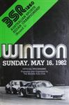 Programme cover of Winton Motor Raceway, 16/05/1982