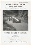 Programme cover of Wiscombe Park Hill Climb, 30/05/1966