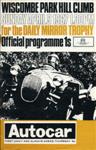 Programme cover of Wiscombe Park Hill Climb, 09/04/1967