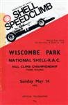 Programme cover of Wiscombe Park Hill Climb, 14/05/1972