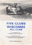 Programme cover of Wiscombe Park Hill Climb, 12/09/1982