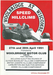 Programme cover of Wiscombe Park Hill Climb, 28/04/1991