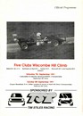 Programme cover of Wiscombe Park Hill Climb, 08/09/1991