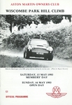Programme cover of Wiscombe Park Hill Climb, 16/05/1993