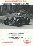 Programme cover of Wiscombe Park Hill Climb, 19/05/1996