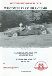 Programme cover of Wiscombe Park Hill Climb, 18/05/1997