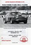 Programme cover of Wiscombe Park Hill Climb, 16/05/1999