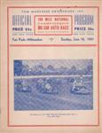 Programme cover of Milwaukee Mile, 10/06/1951