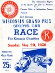 Programme cover of Milwaukee Mile, 10/05/1956