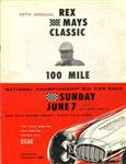 Programme cover of Milwaukee Mile, 07/06/1959
