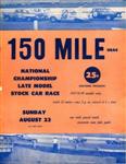 Programme cover of Milwaukee Mile, 23/08/1959