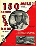 Programme cover of Milwaukee Mile, 11/08/1963