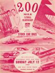 Programme cover of Milwaukee Mile, 12/07/1964