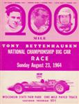 Programme cover of Milwaukee Mile, 23/08/1964