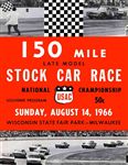 Programme cover of Milwaukee Mile, 14/08/1966