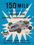 Programme cover of Milwaukee Mile, 09/06/1968