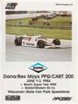 Programme cover of Milwaukee Mile, 03/06/1984