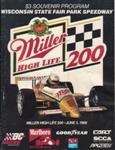 Programme cover of Milwaukee Mile, 05/06/1988