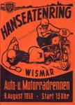 Programme cover of Wismar, 09/08/1959
