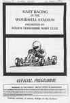 Programme cover of Wombwell Stadium, 11/03/1990