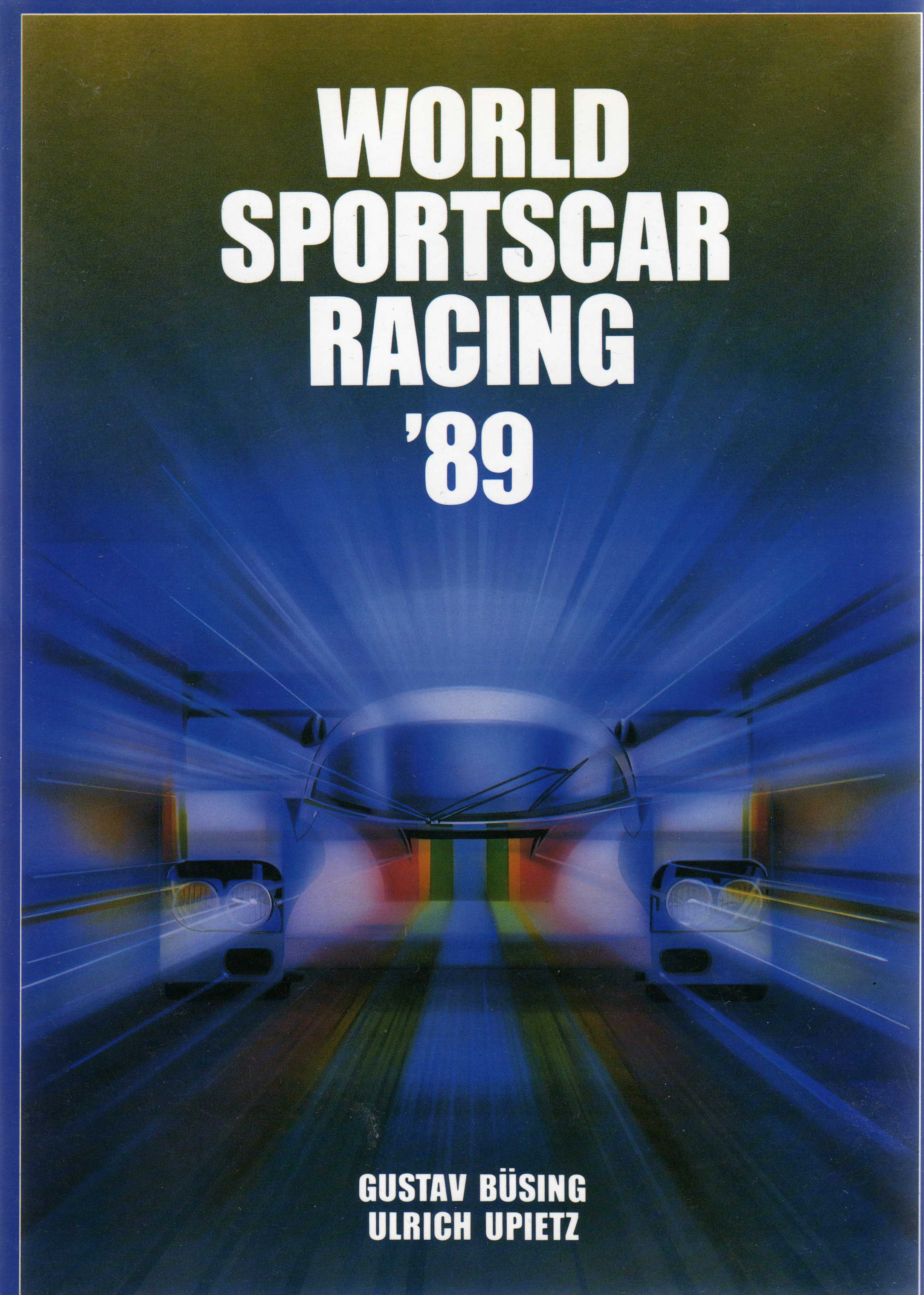 洋書：1989年 WORLD SPORTSCAR RACING-