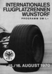 Programme cover of Wunstorf Air Base, 16/08/1970
