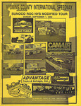 Programme cover of Wyoming County International Speedway, 01/09/2002