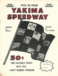 Programme cover of Yakima Speedway, 06/06/1969