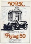 Programme cover of York Speed Trial, 22/09/1985
