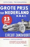 Programme cover of Zandvoort, 23/06/1963